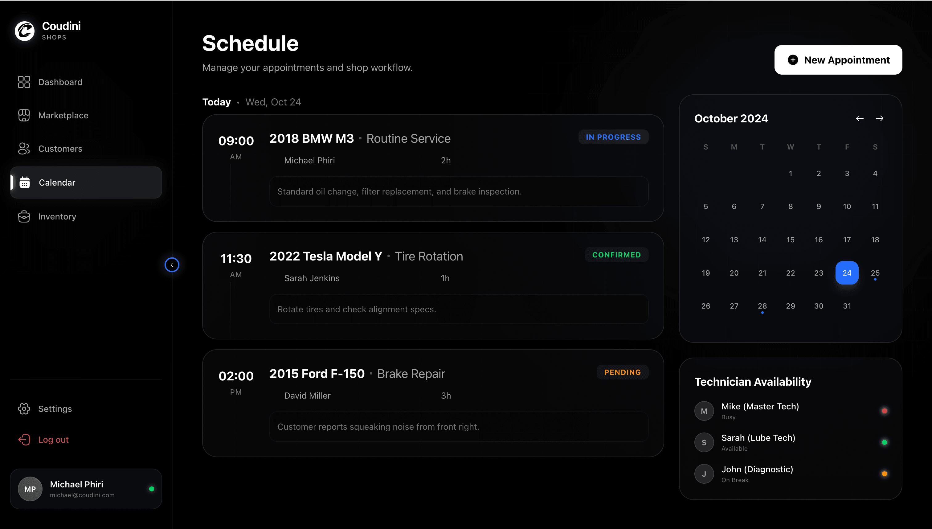 Scheduling & Appointments