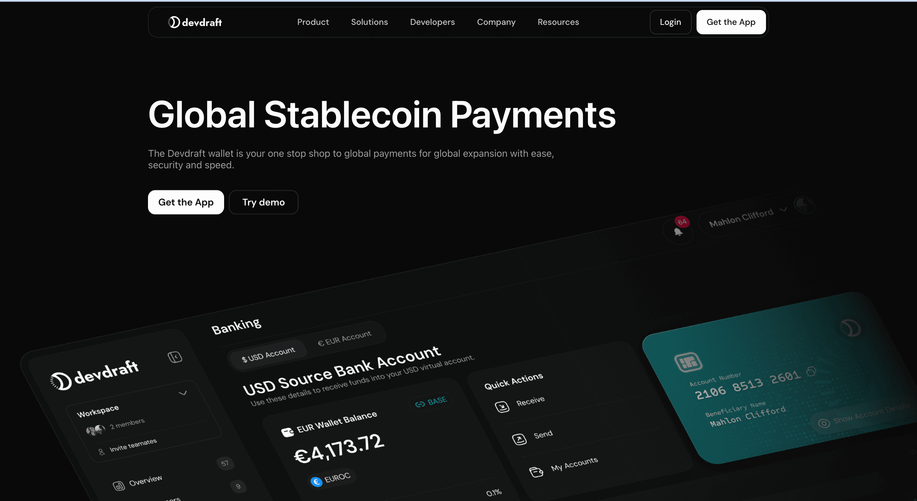 Platform Landing Page