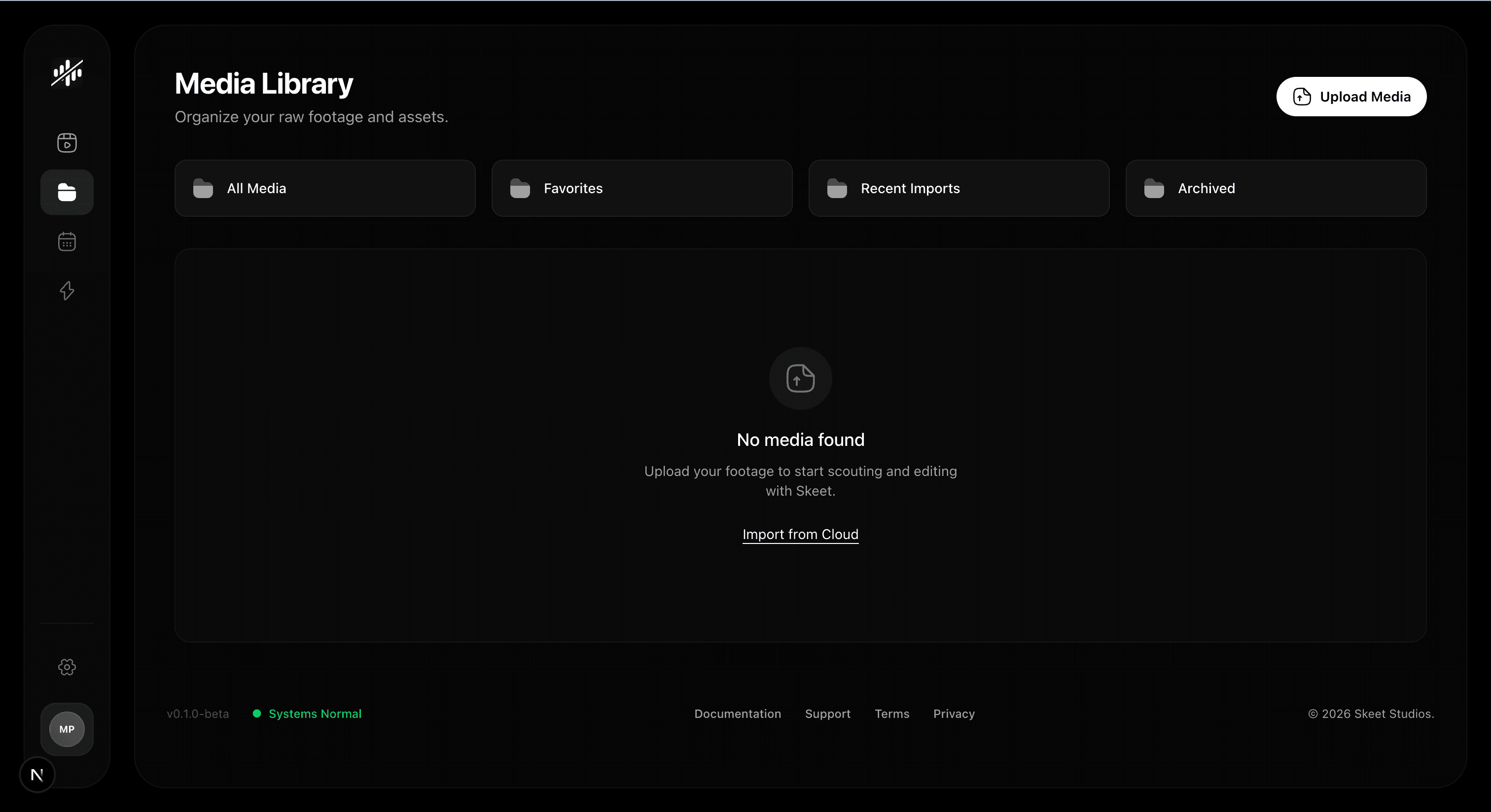 Media Library & Scene Analysis