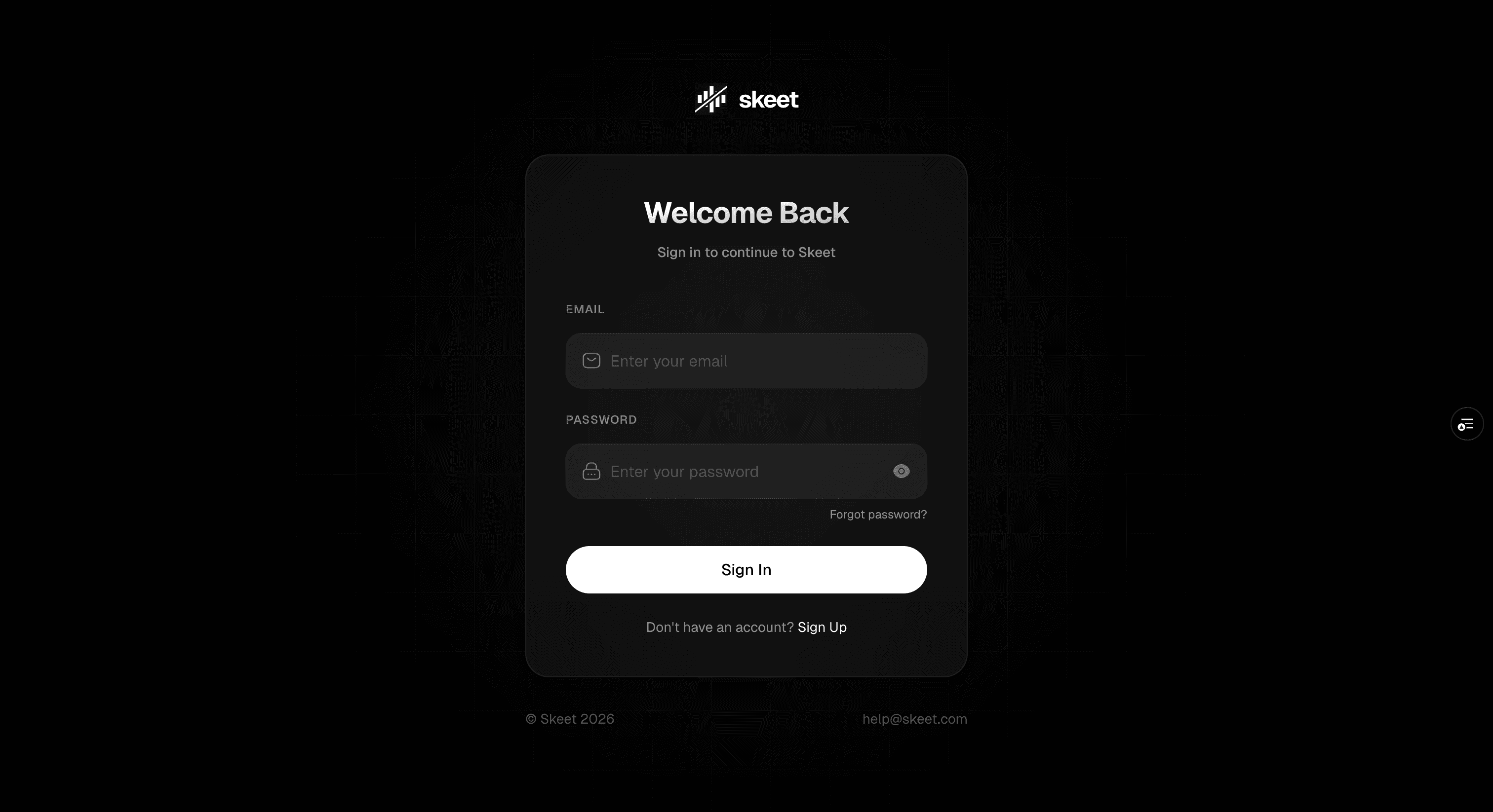 Secure Login Interface